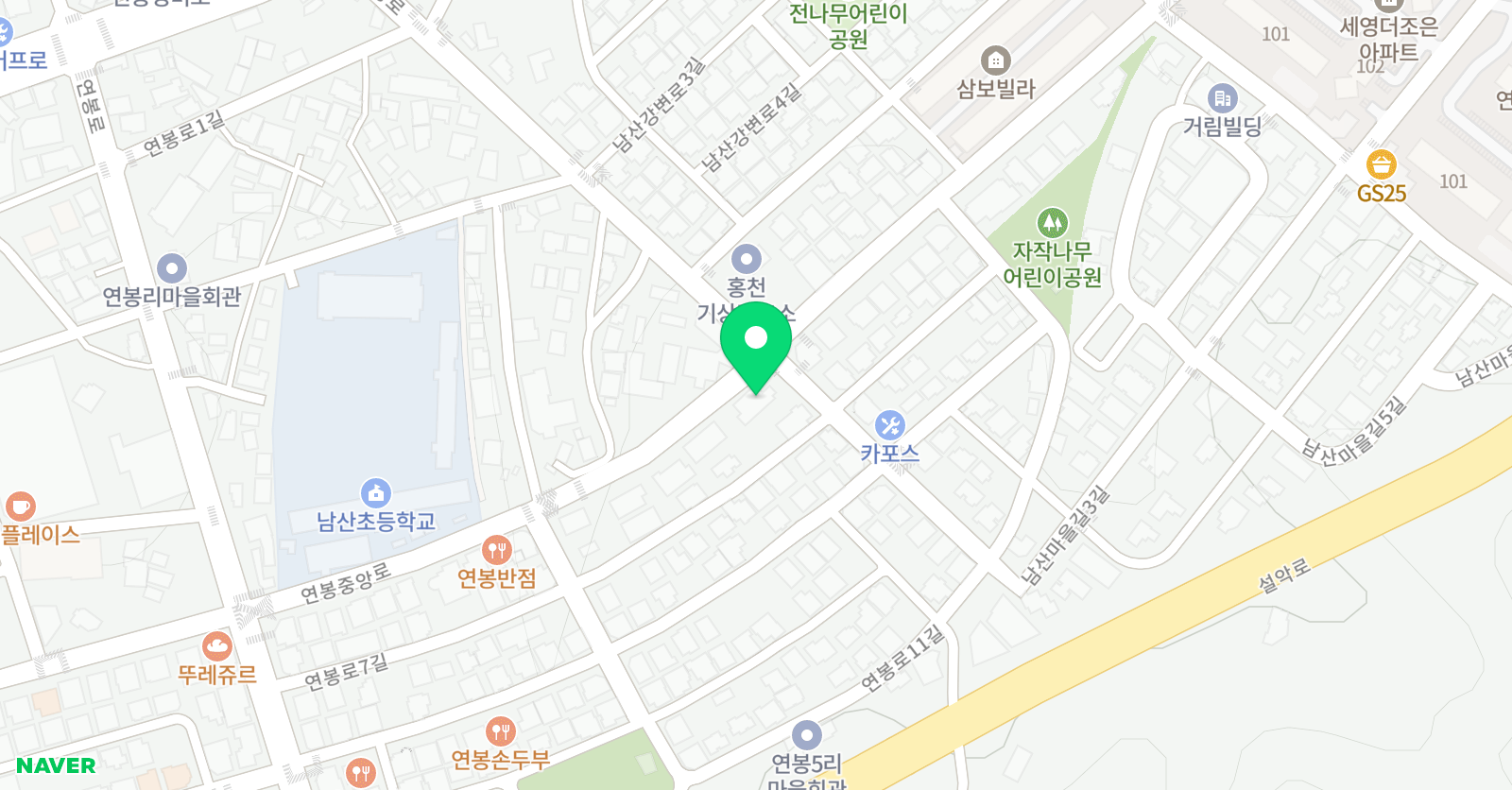 예송 음악학원 위치