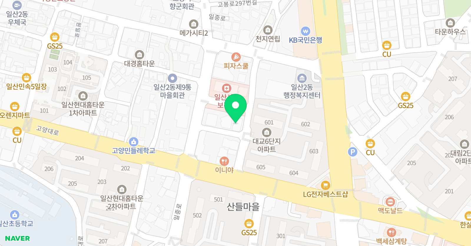 개구리 음악학원 위치