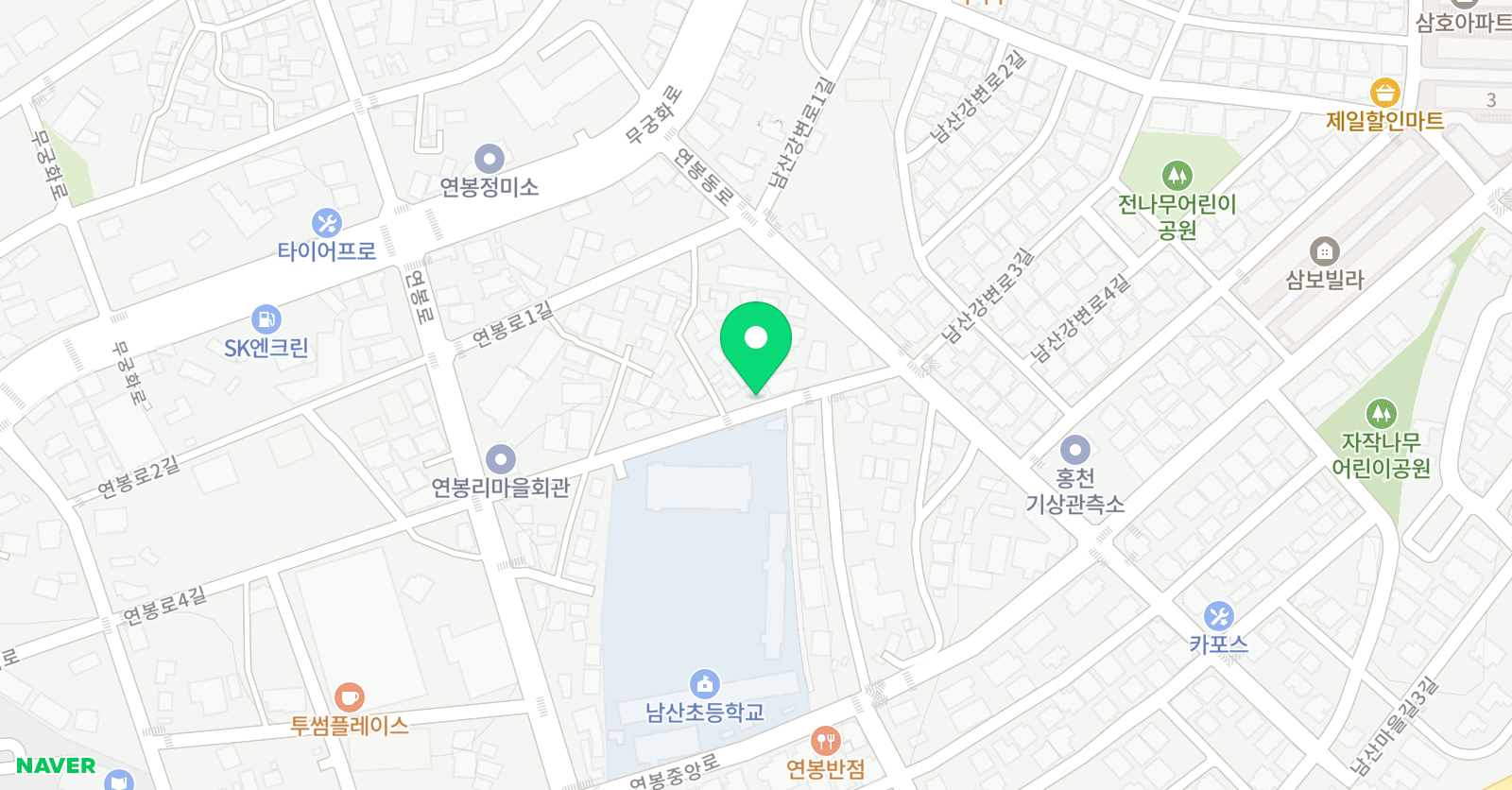 나선생 영어수학학원 위치