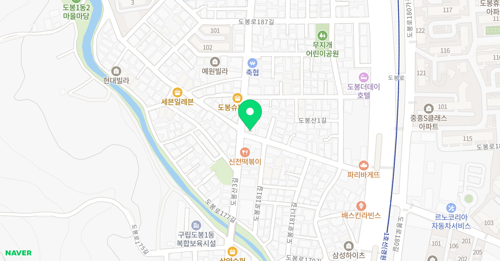 올바른 수학학원 위치