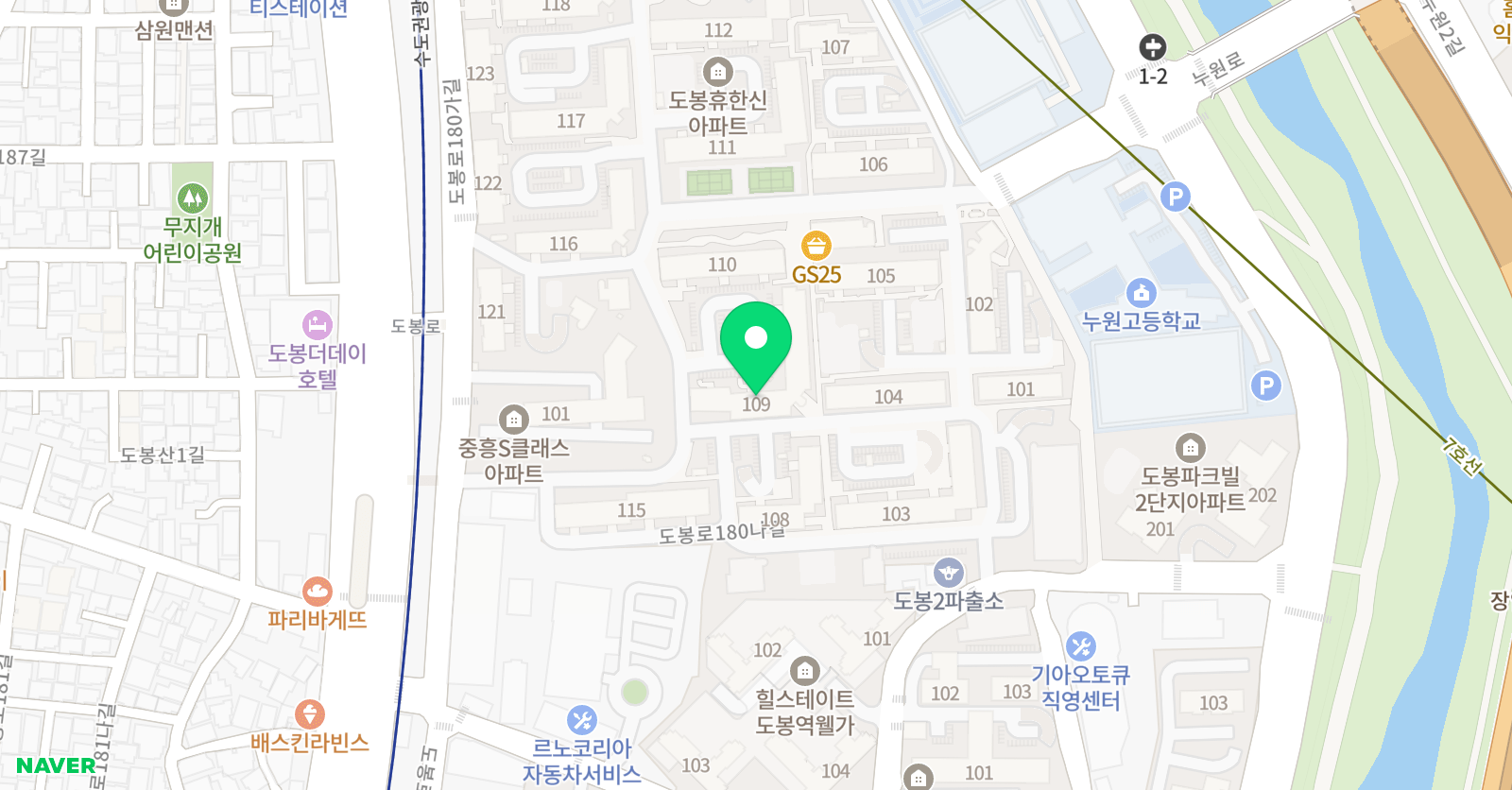 아소비 서울 도봉한신점 위치