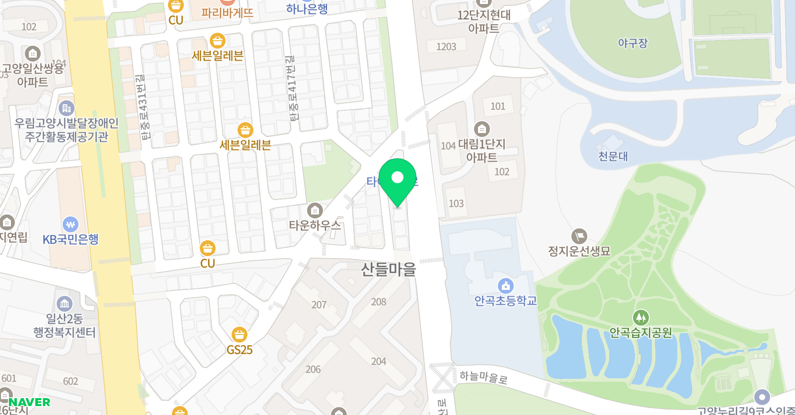 피네 음악학원 위치