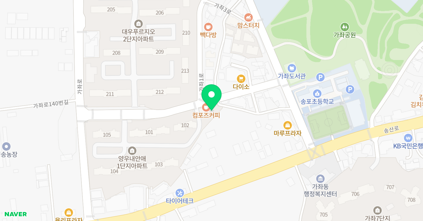 차 수학학원 가좌캠퍼스 위치