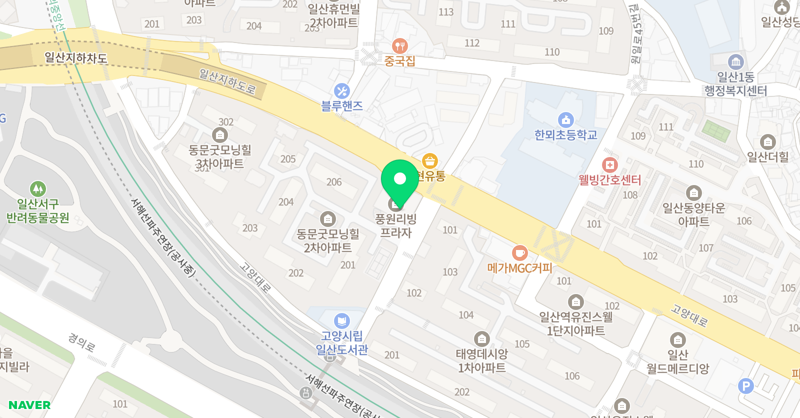 j세종 발레학원 위치