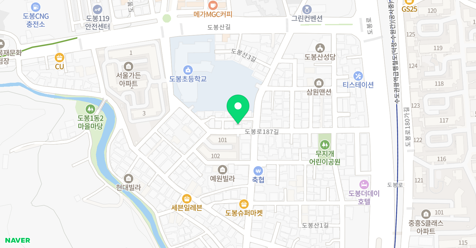 나빛 학원 국어 책통클럽 수학 위치