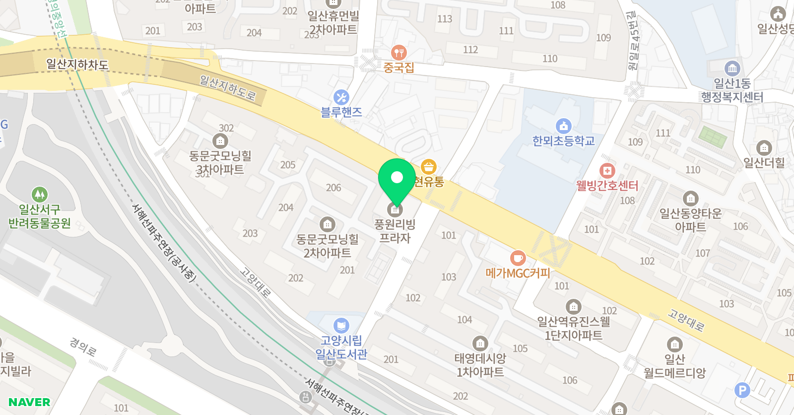 SJP 피아노학원 위치