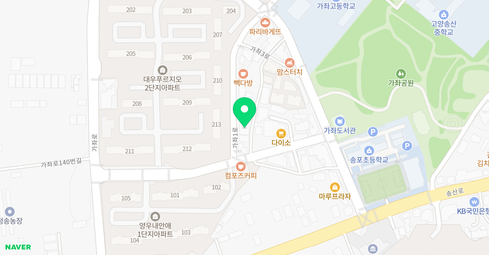 라이트 수학학원 위치