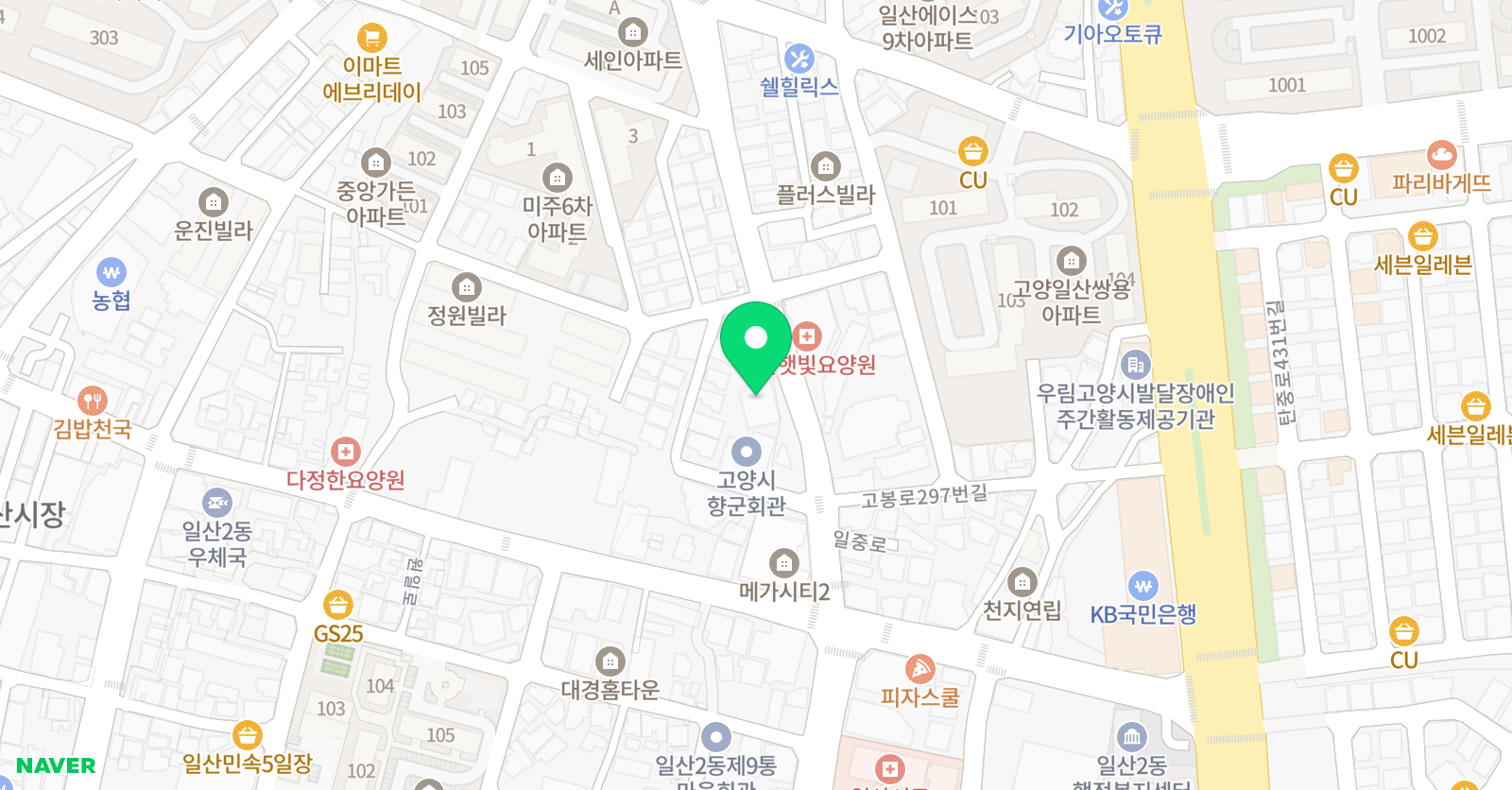 리틀비앤 색연필학원 위치
