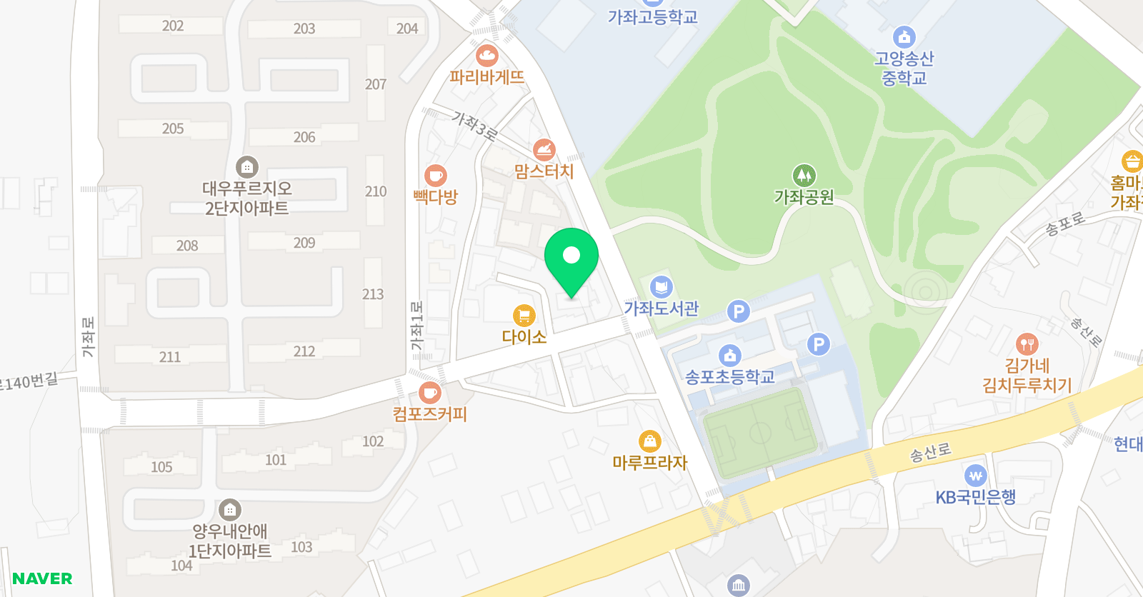 리드인 일산가좌마을점 위치