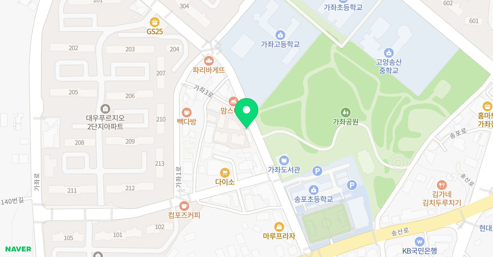 브레노스상상날개 학원 위치