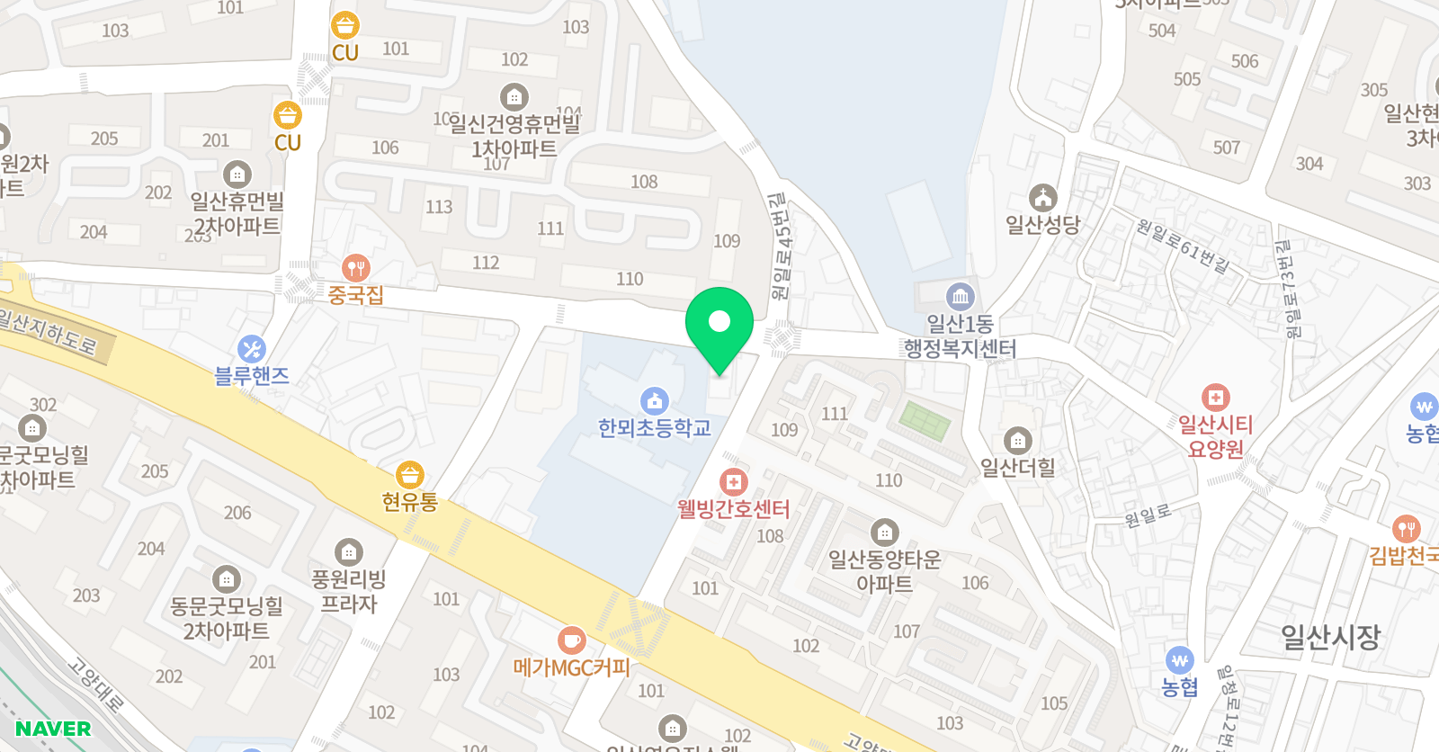 오늘도 피아노음악학원 위치