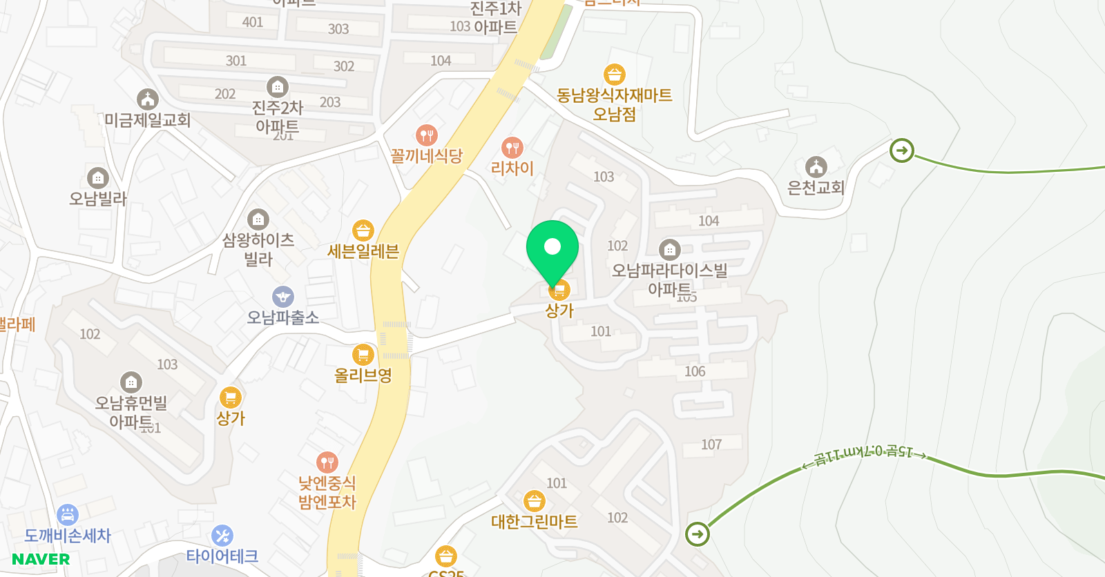 뮤엠 영어 오남파라다이스 위치