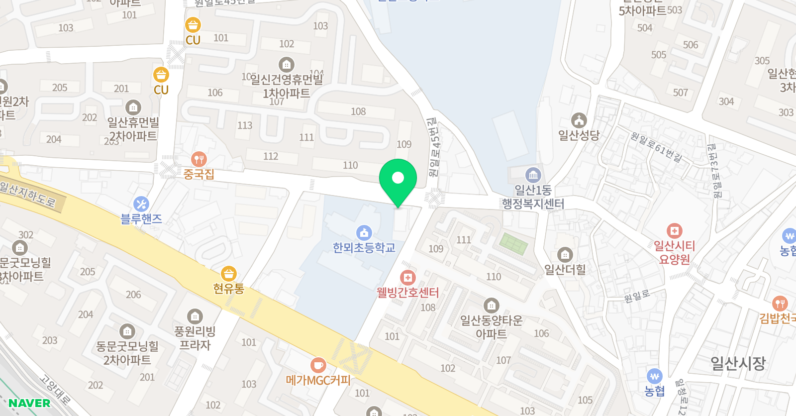펀앤아트 미술학원 위치