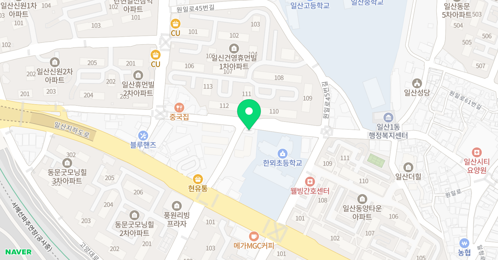 더와이즈영어학원 위치