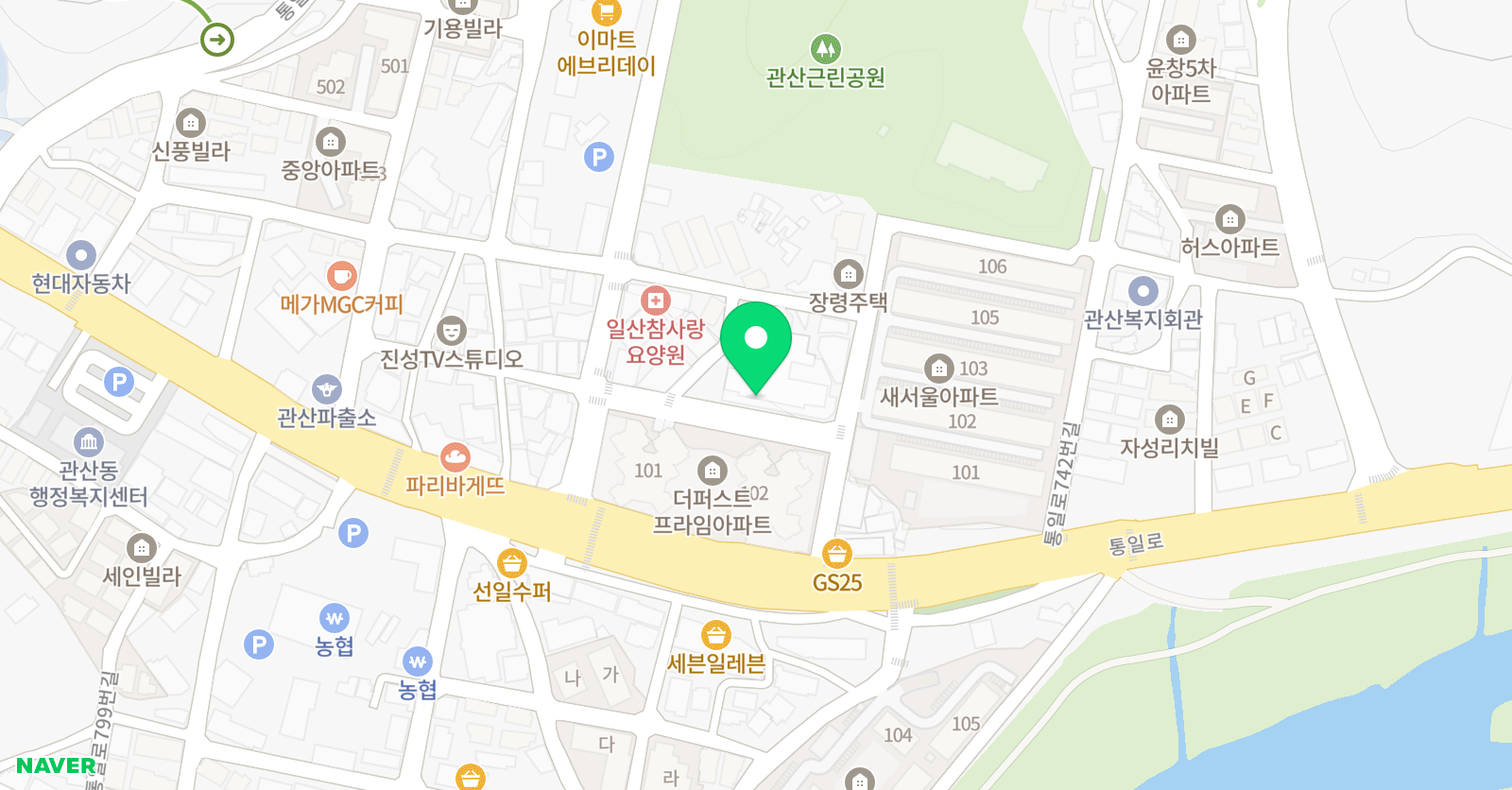 더탑 학원 위치