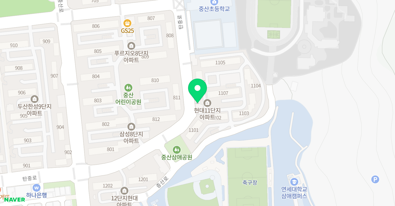 라움 피아노 음악교습소 위치