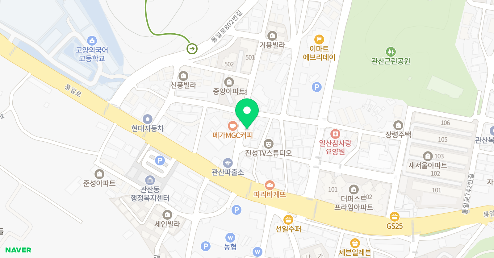 YBM잉글루 613해법학원 위치