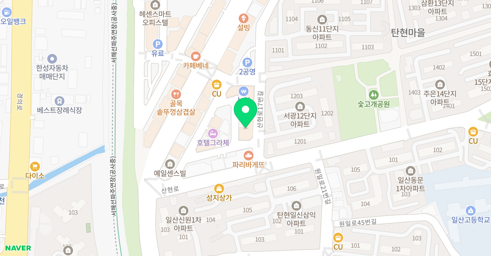 김지웅 수학학원 이경린 영어 위치