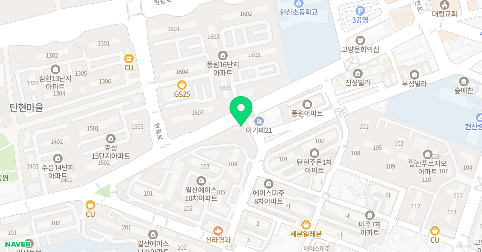 에듀365학원 위치