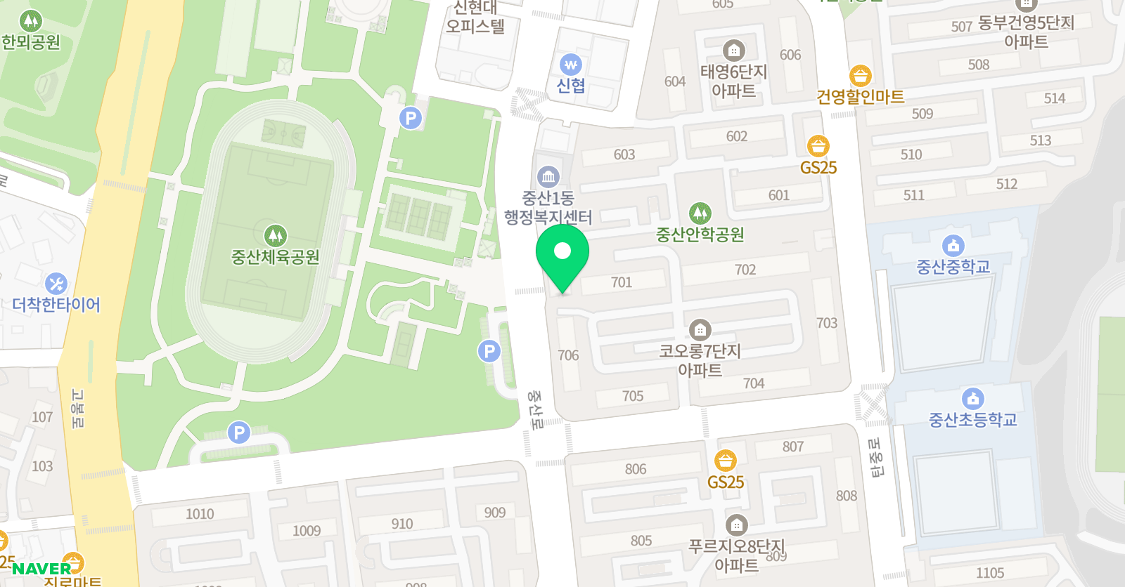 말과글국어논술학원 위치