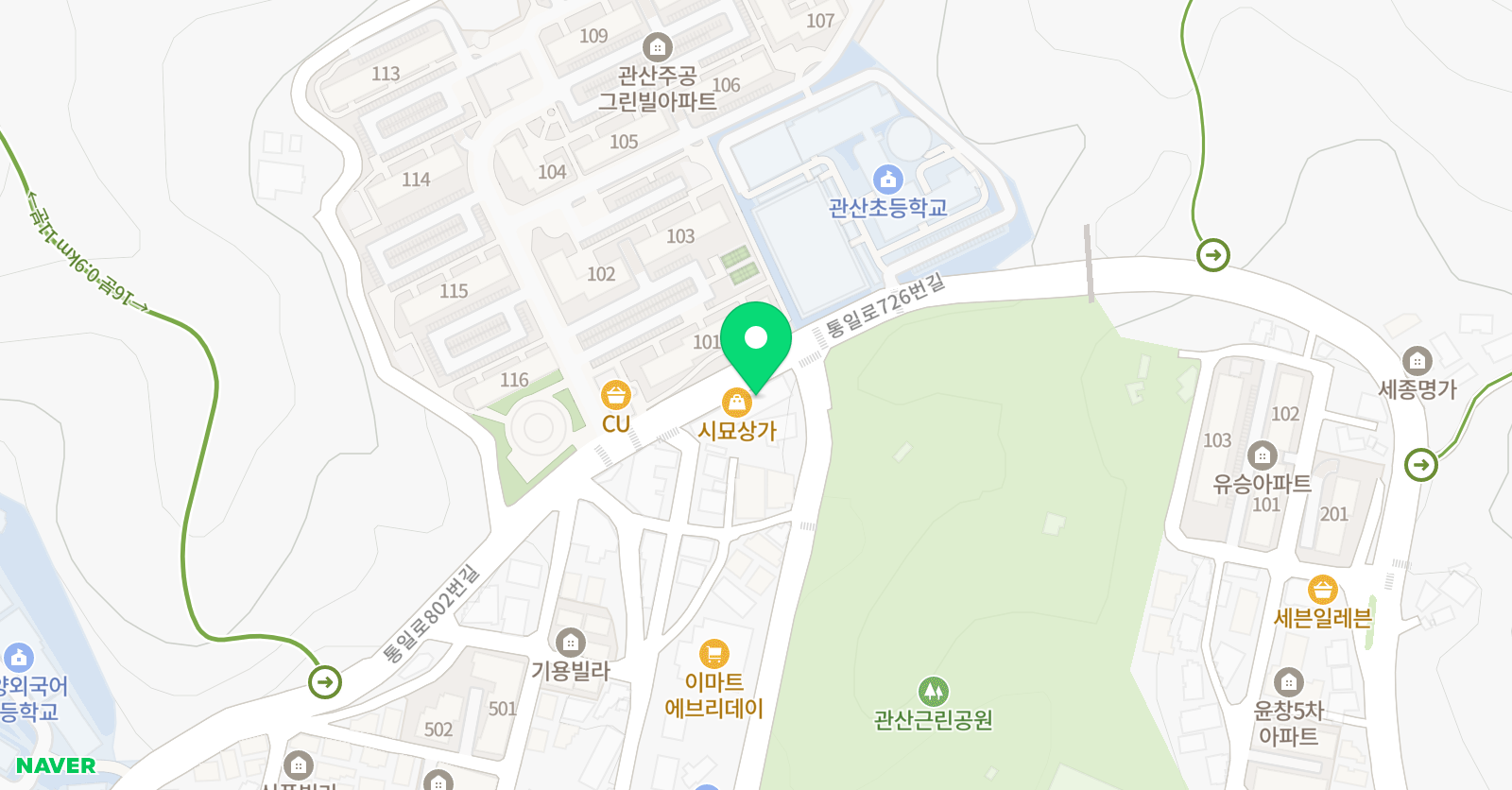 한우리 독서토론논술 덕양관 산독서교실 위치