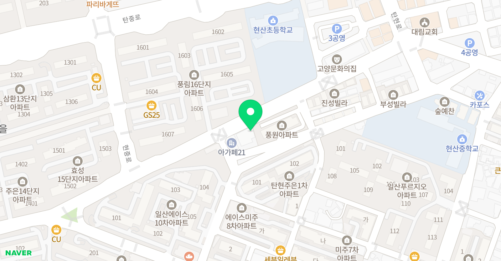 홍익 여우비 위치