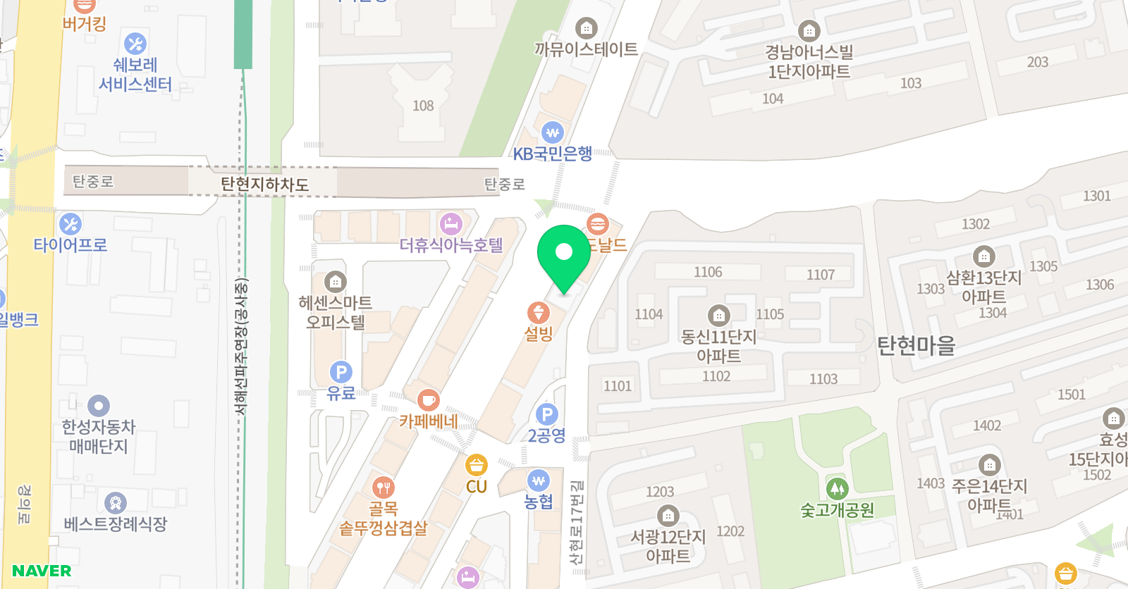 사운드맵 실용음악학원 위치