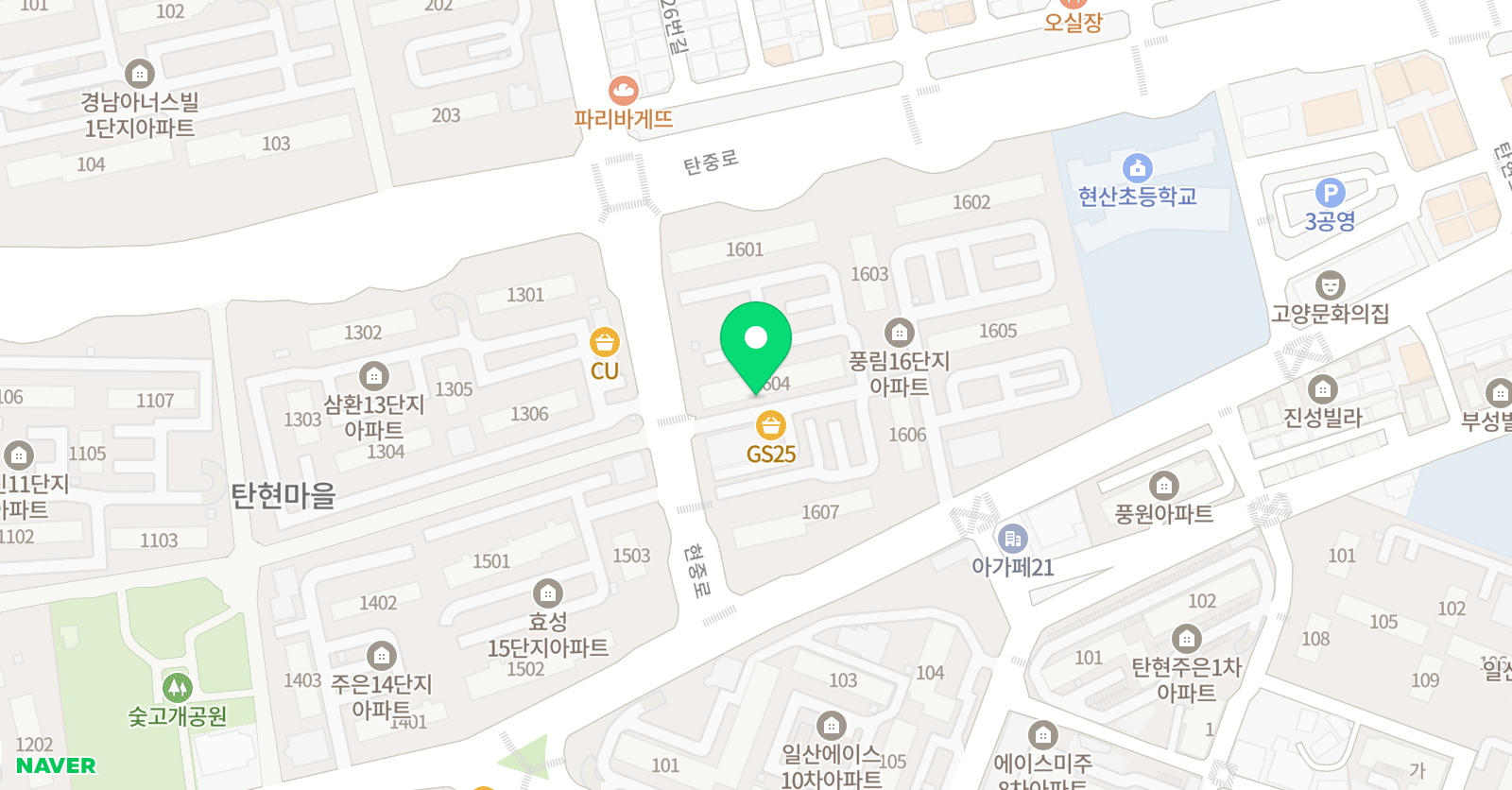 작업실 105 위치