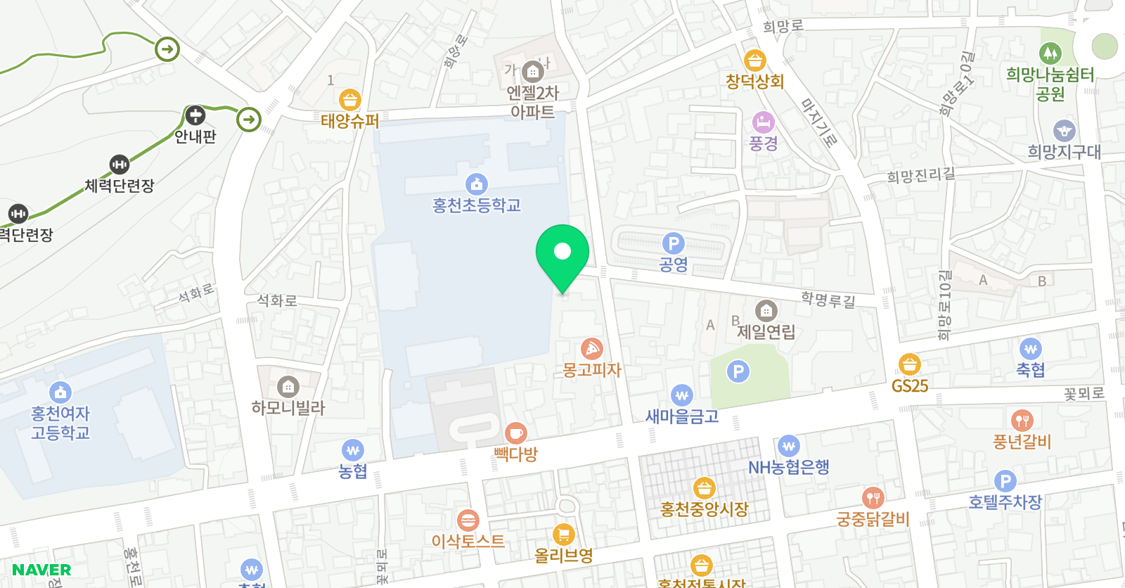 하늘소리 음악학원 위치