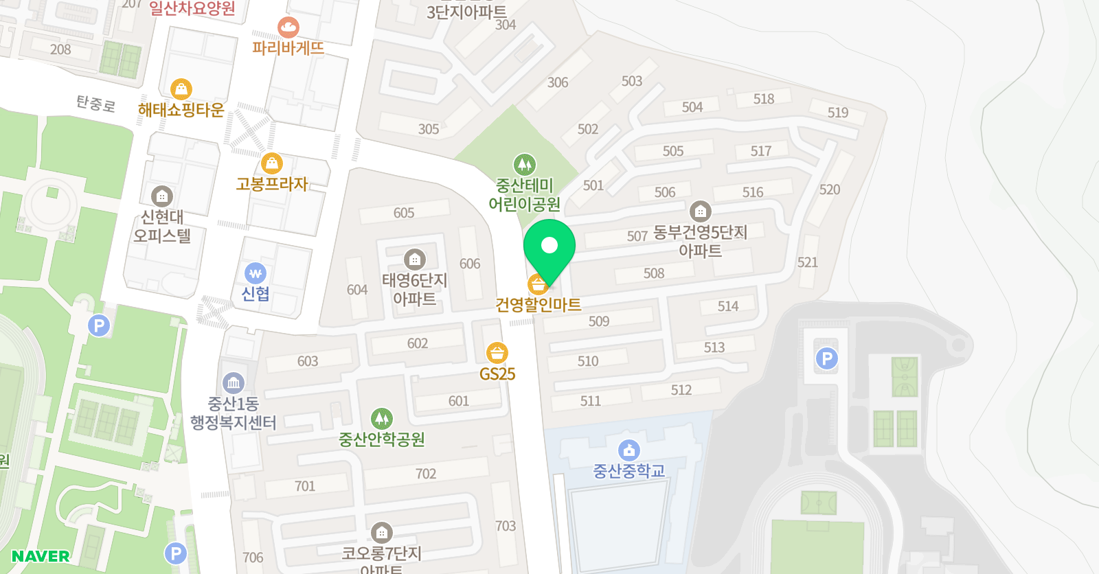 쁘띠꾸러미 아동미술교습소 위치