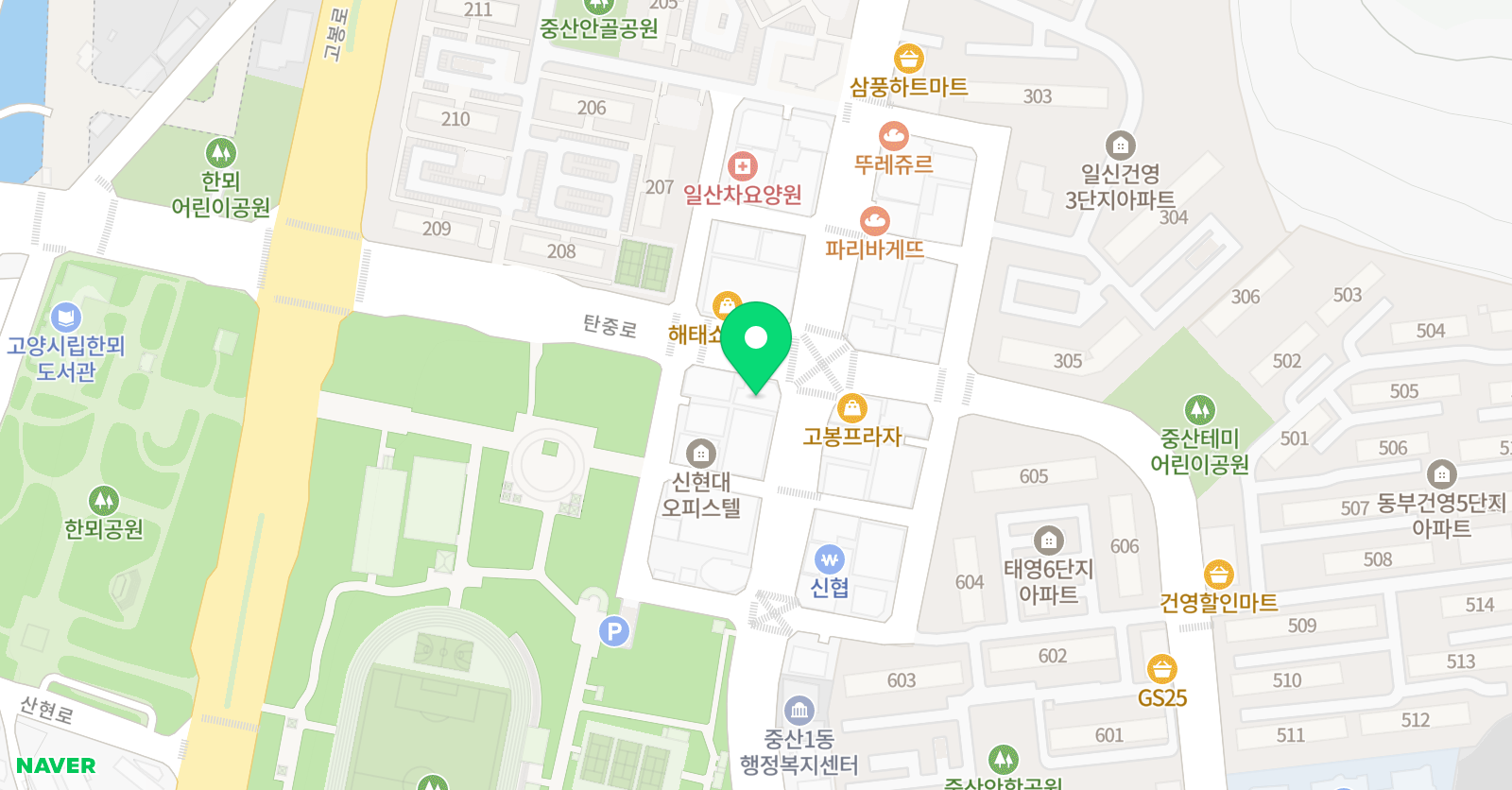 나노 수학학원 위치
