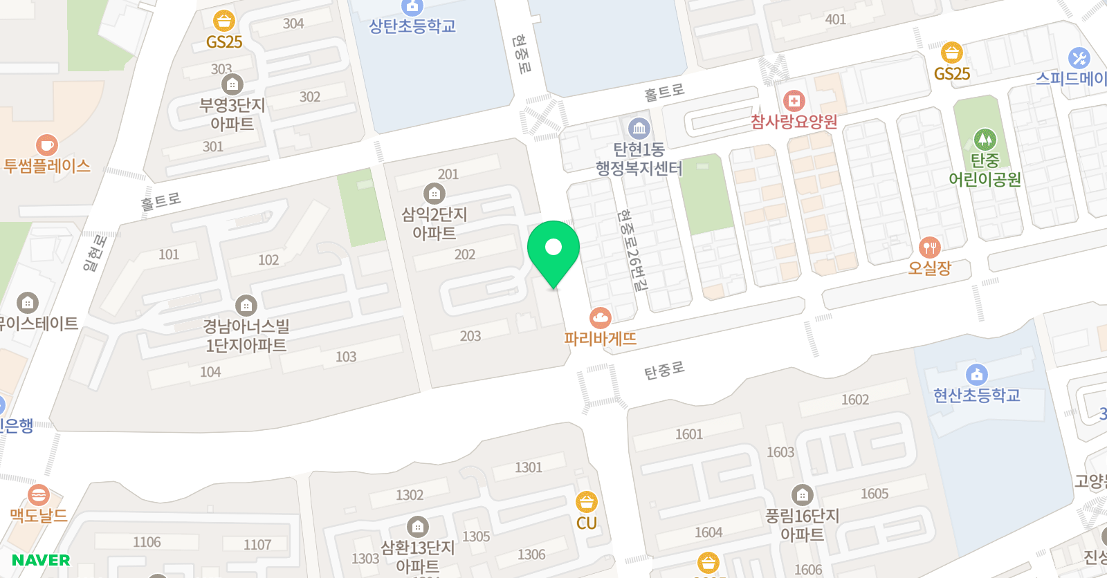 스마트해법영어 상탄교실 위치
