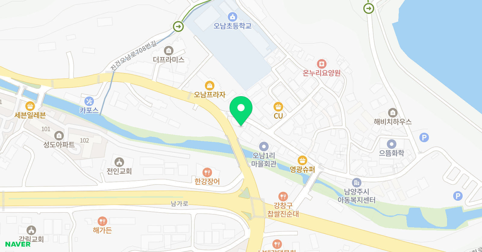 용성 태권도장 위치