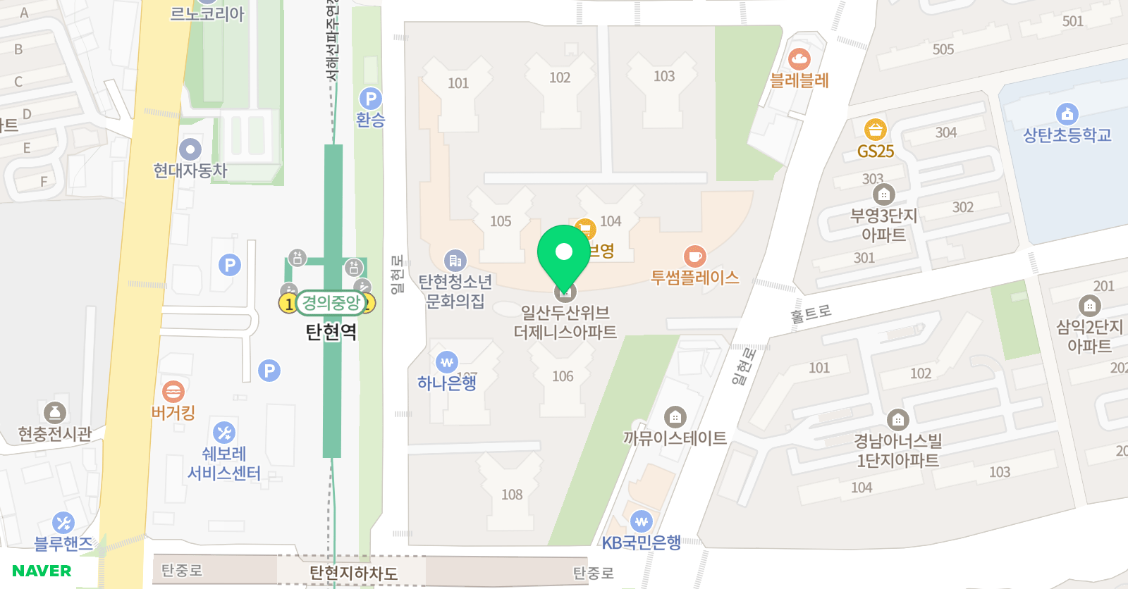빨간펜수학의달인 두산제니스점 위치
