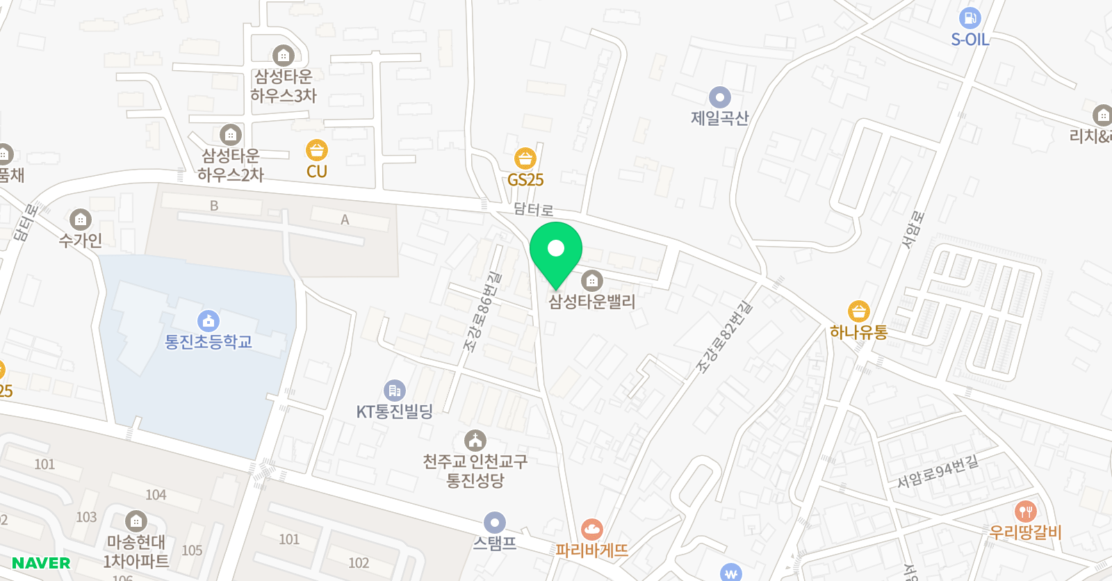푸르넷 짱쌤 공부방 위치