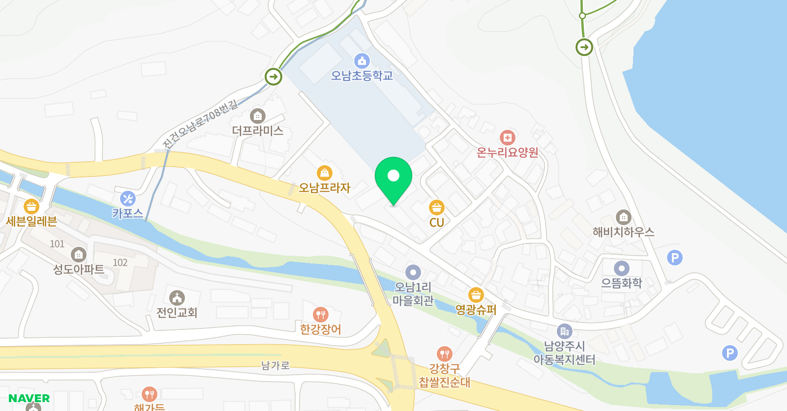 뉴액팅스튜디오 학원 위치