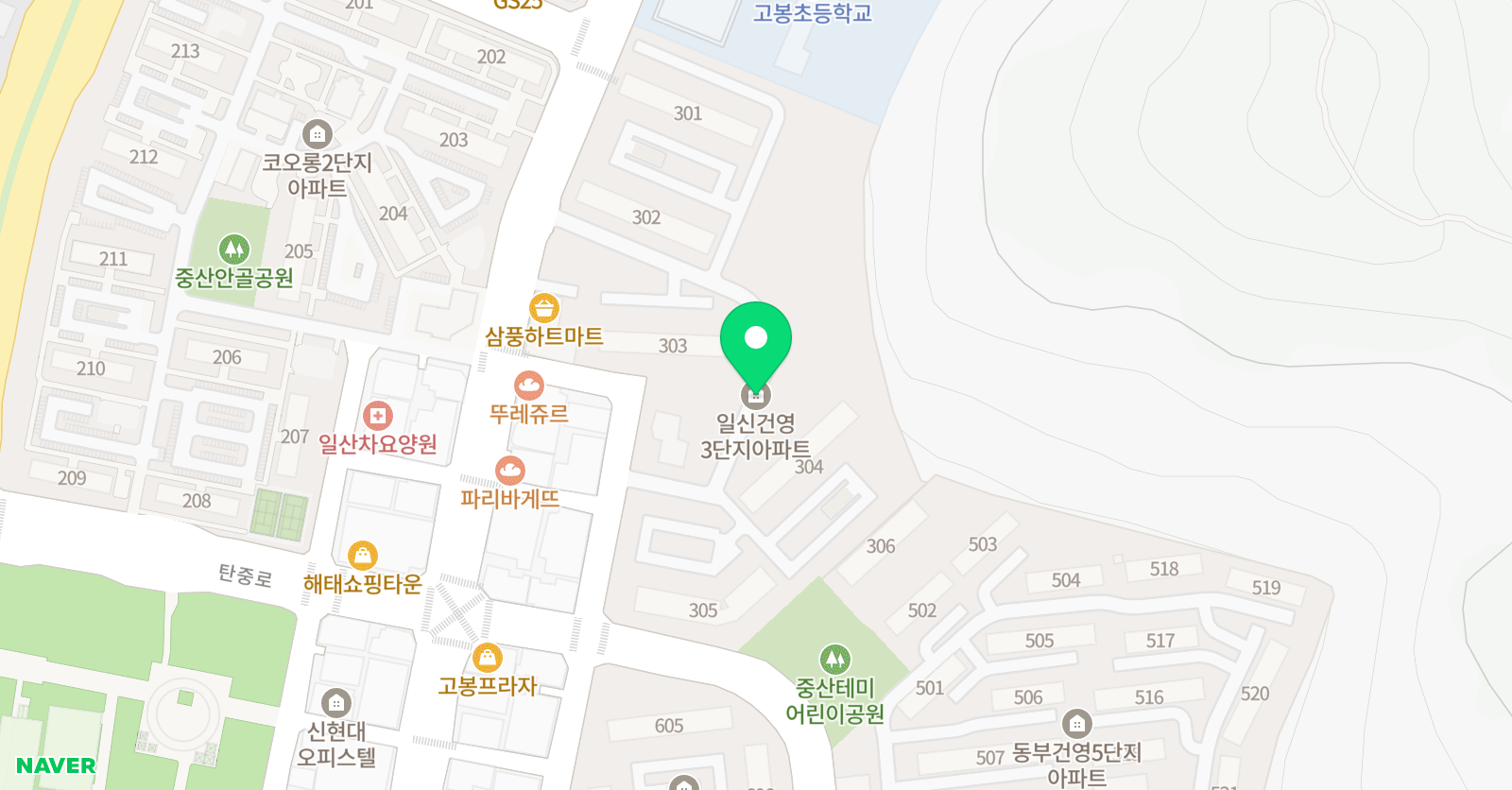 웰라잉글리쉬 중산캠퍼스 위치