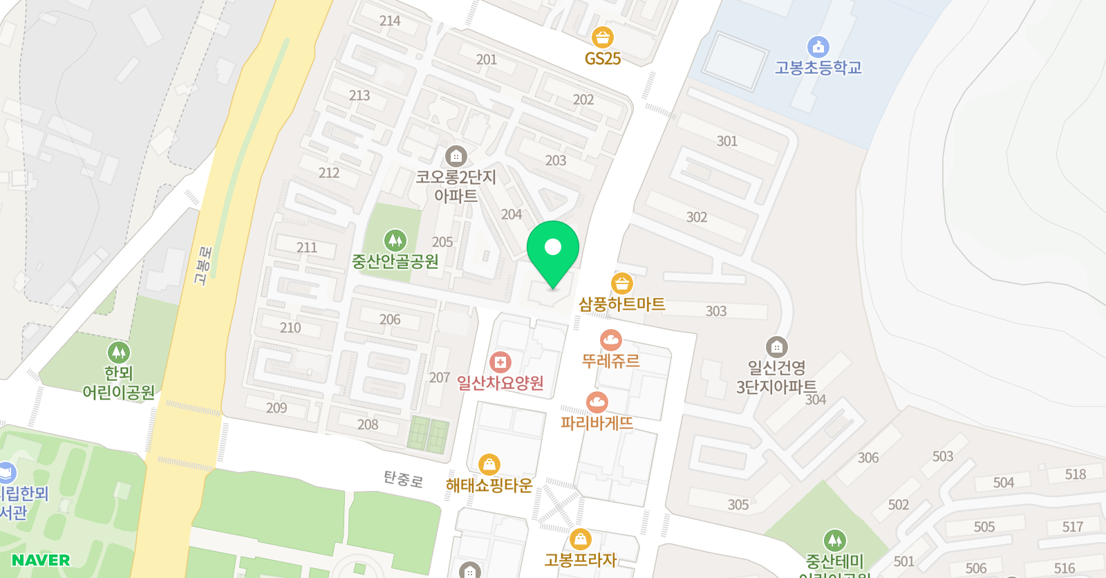 카루나 수학학원 위치