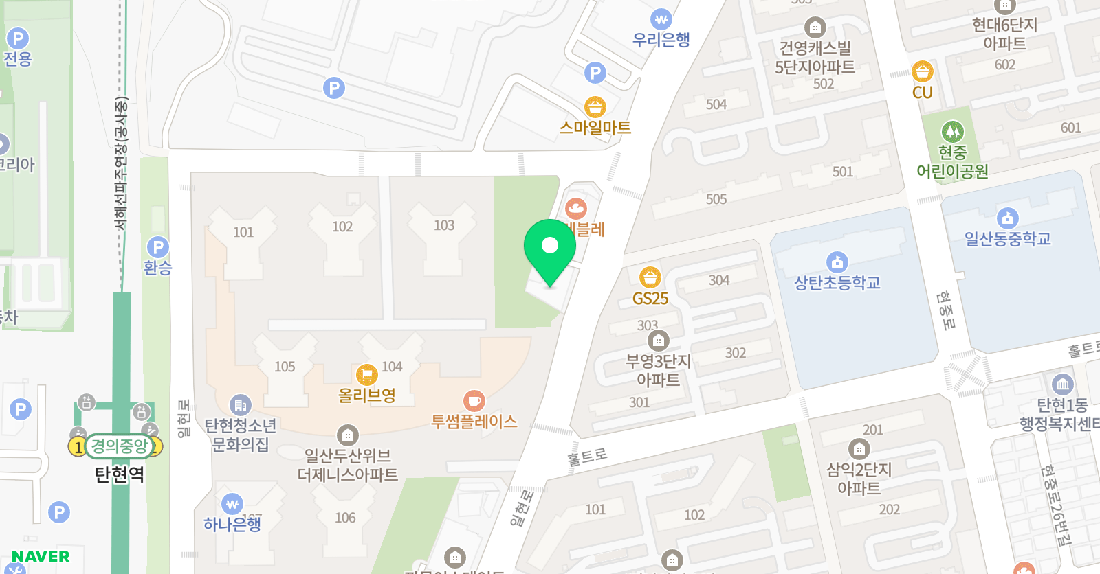 지혜드림 학원 위치