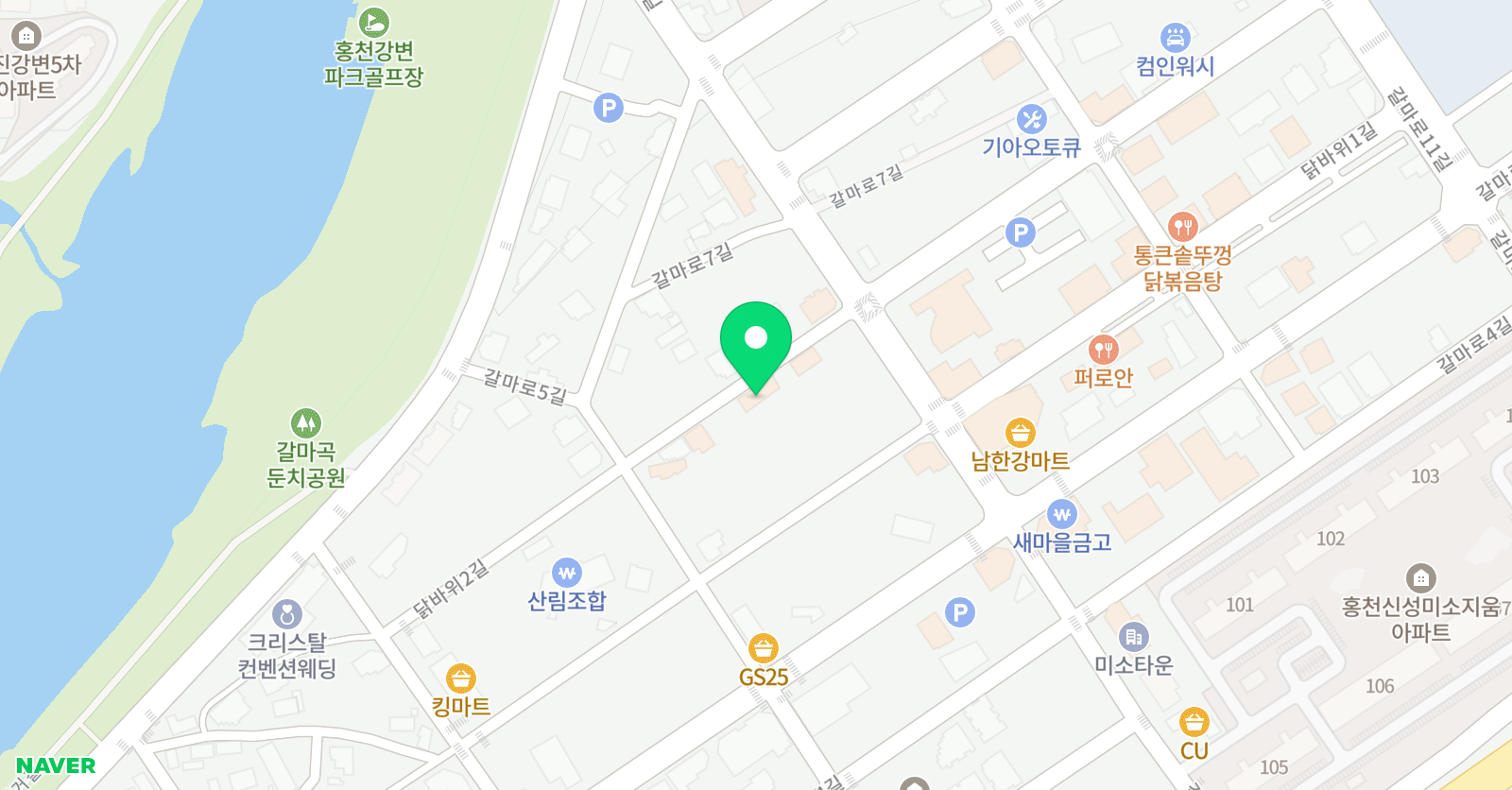 허은준발레댄스학원 위치