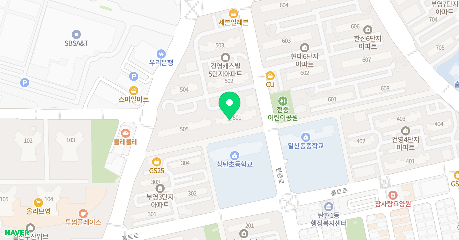 푸르넷 연세 공부방 위치