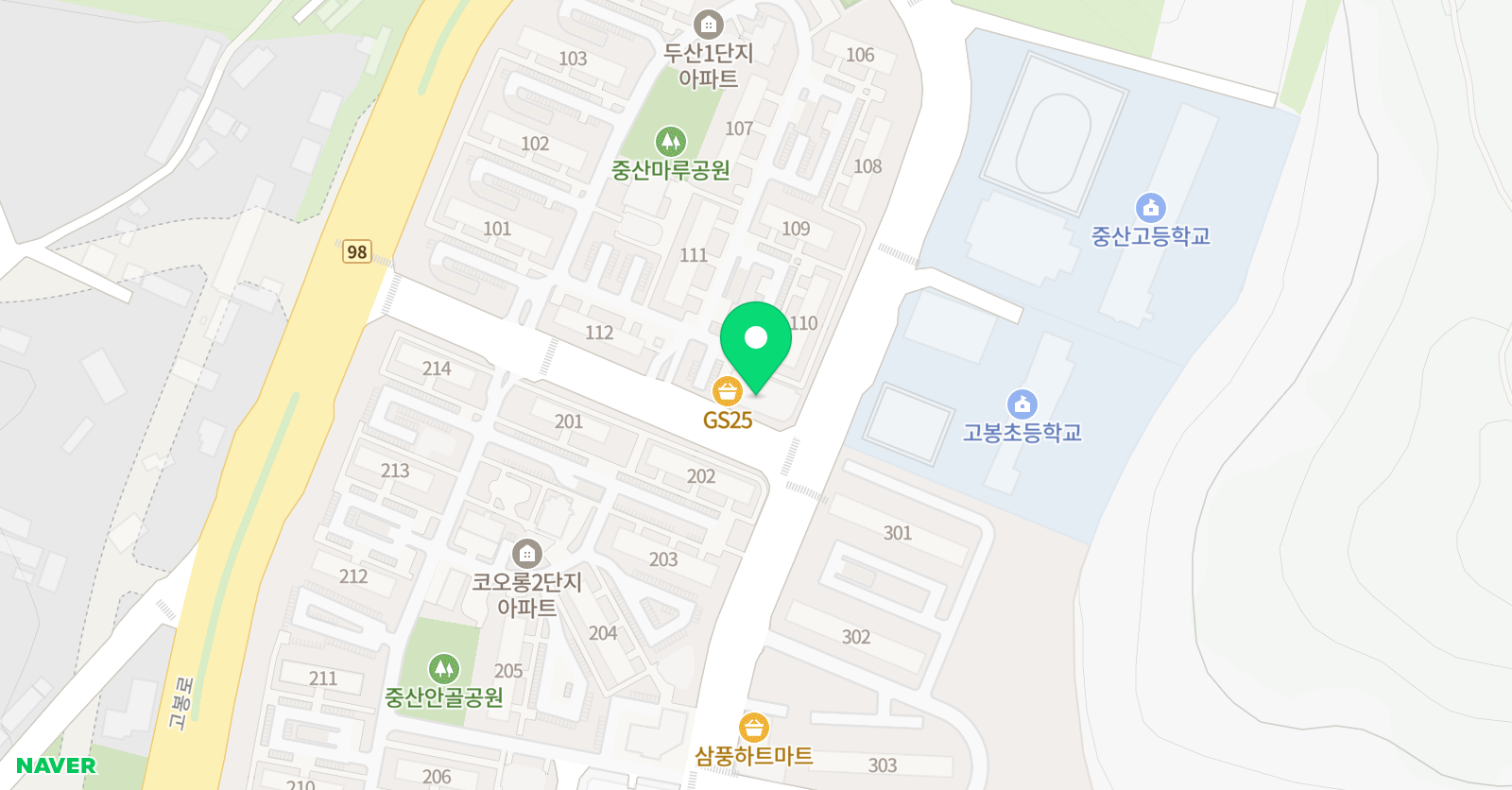 탑투탑 수학교습 위치