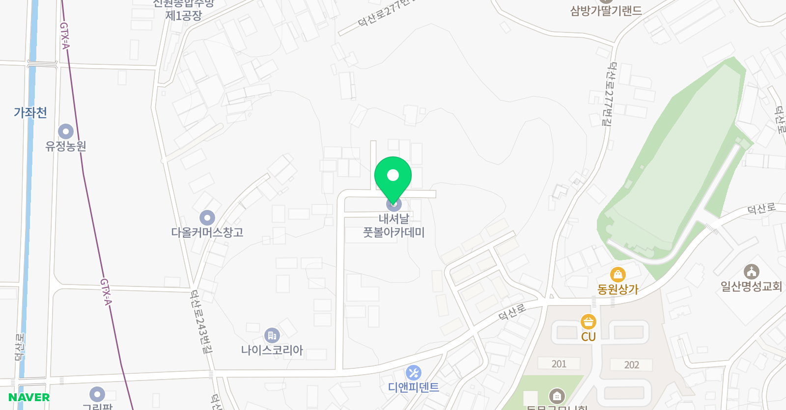 일산유나이티드 운정점 위치
