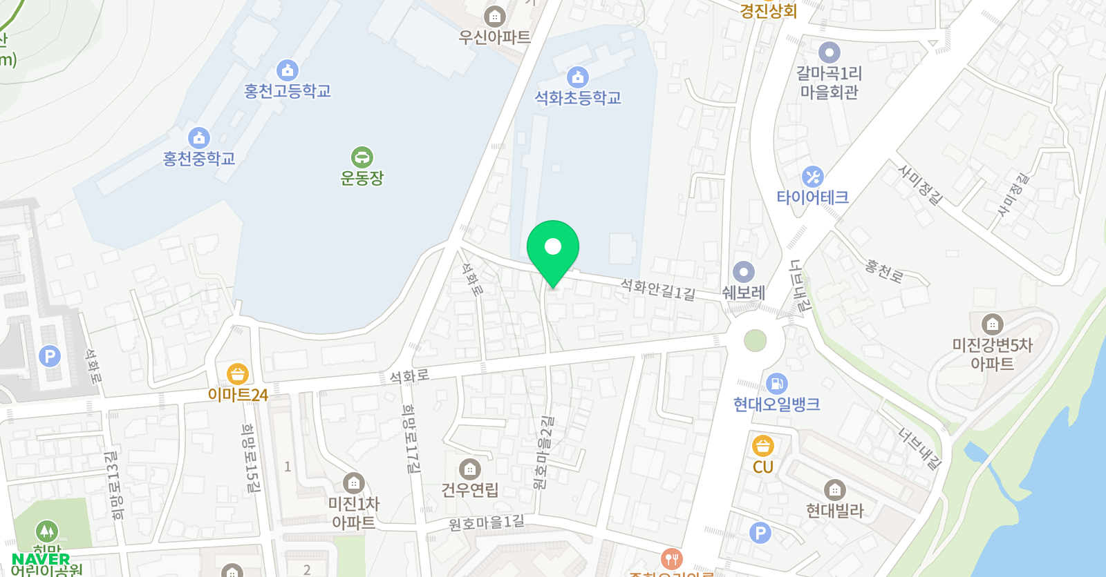 GnB 어학원 석화캠퍼스 위치