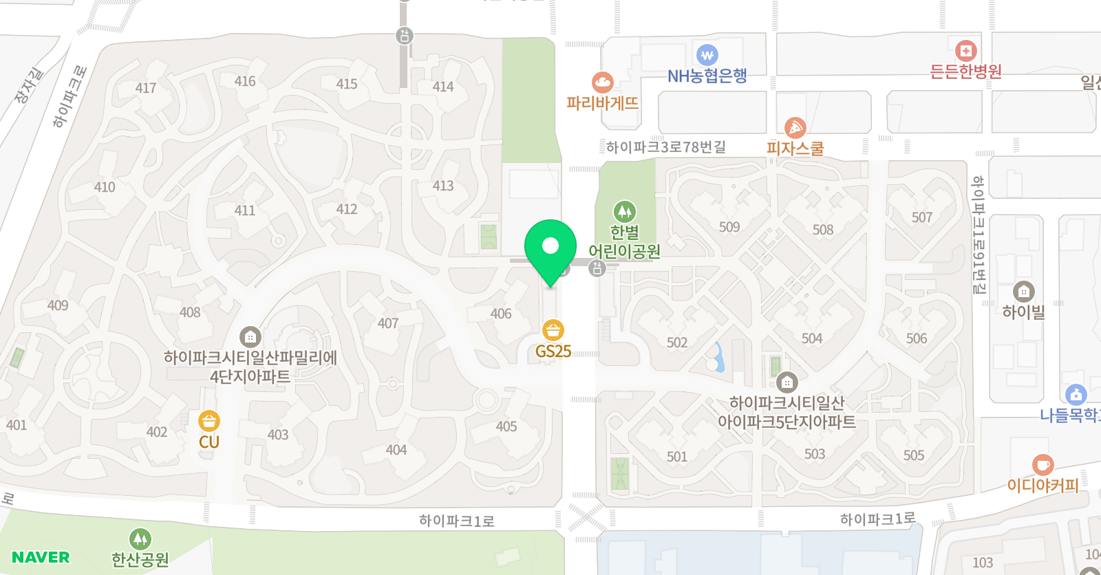 생각 수학교습소 위치