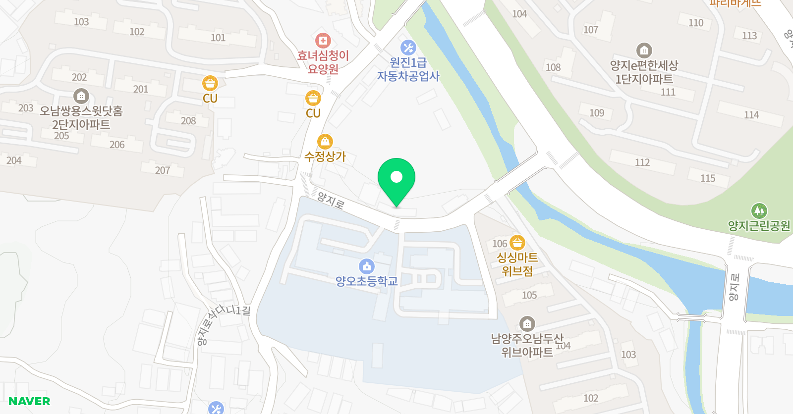 참쉬운 수학학원 위치