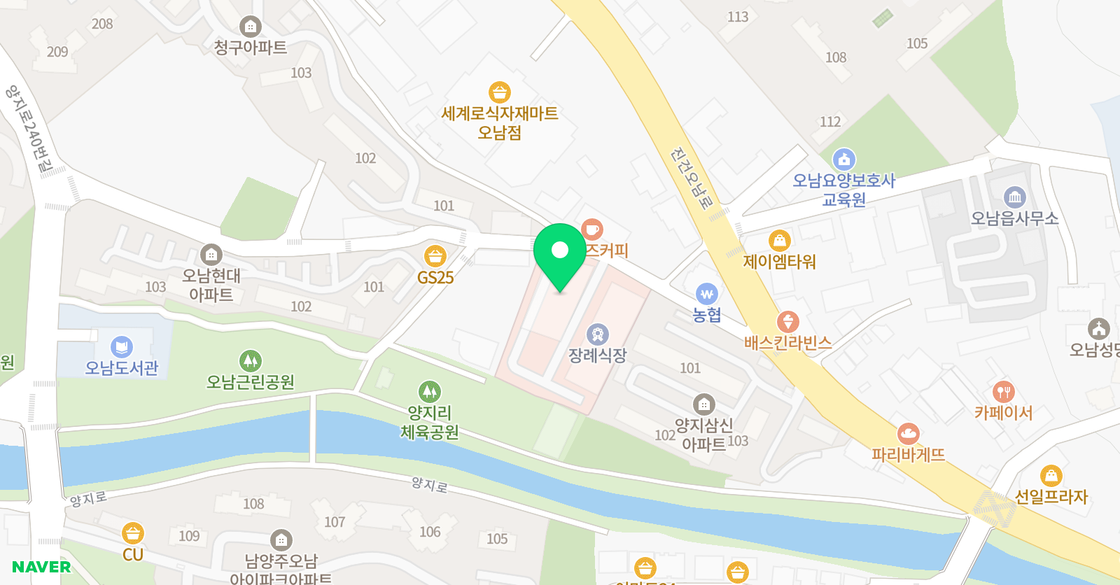 쎈 학원 위치
