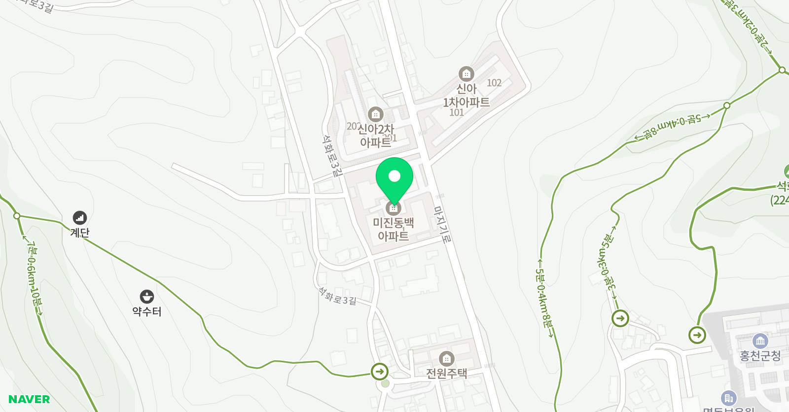 재능스스로러닝센터 홍천점 위치