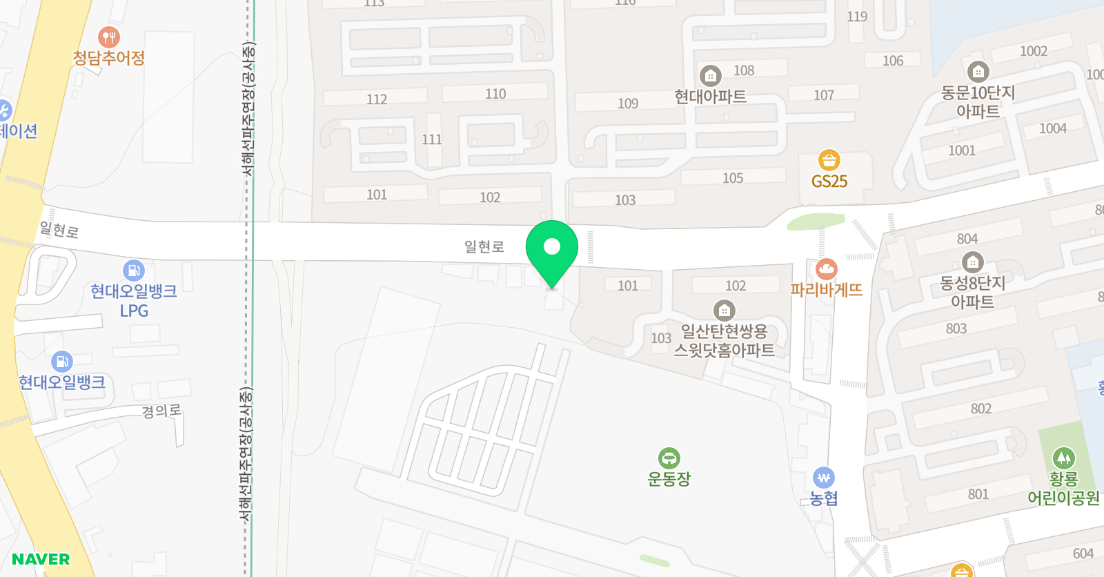 엠베스트SE 학원 탄현 위치