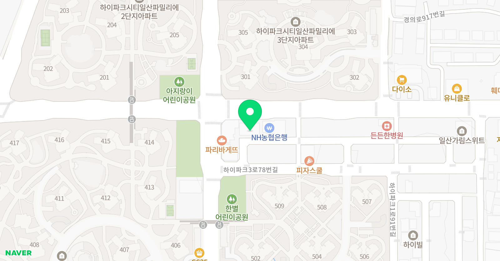서담 수학영재사고력학원 학원 위치